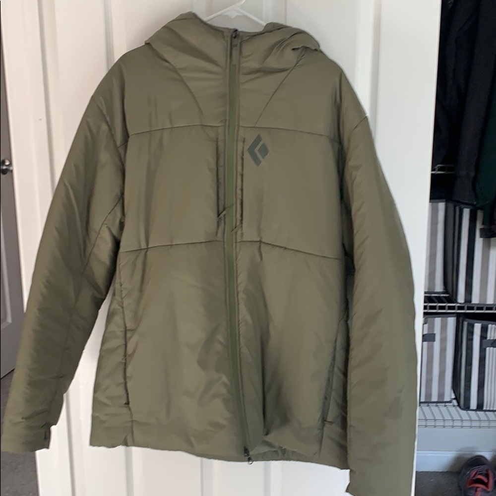 Men’s Black Diamond Winter Puffer Jacket
